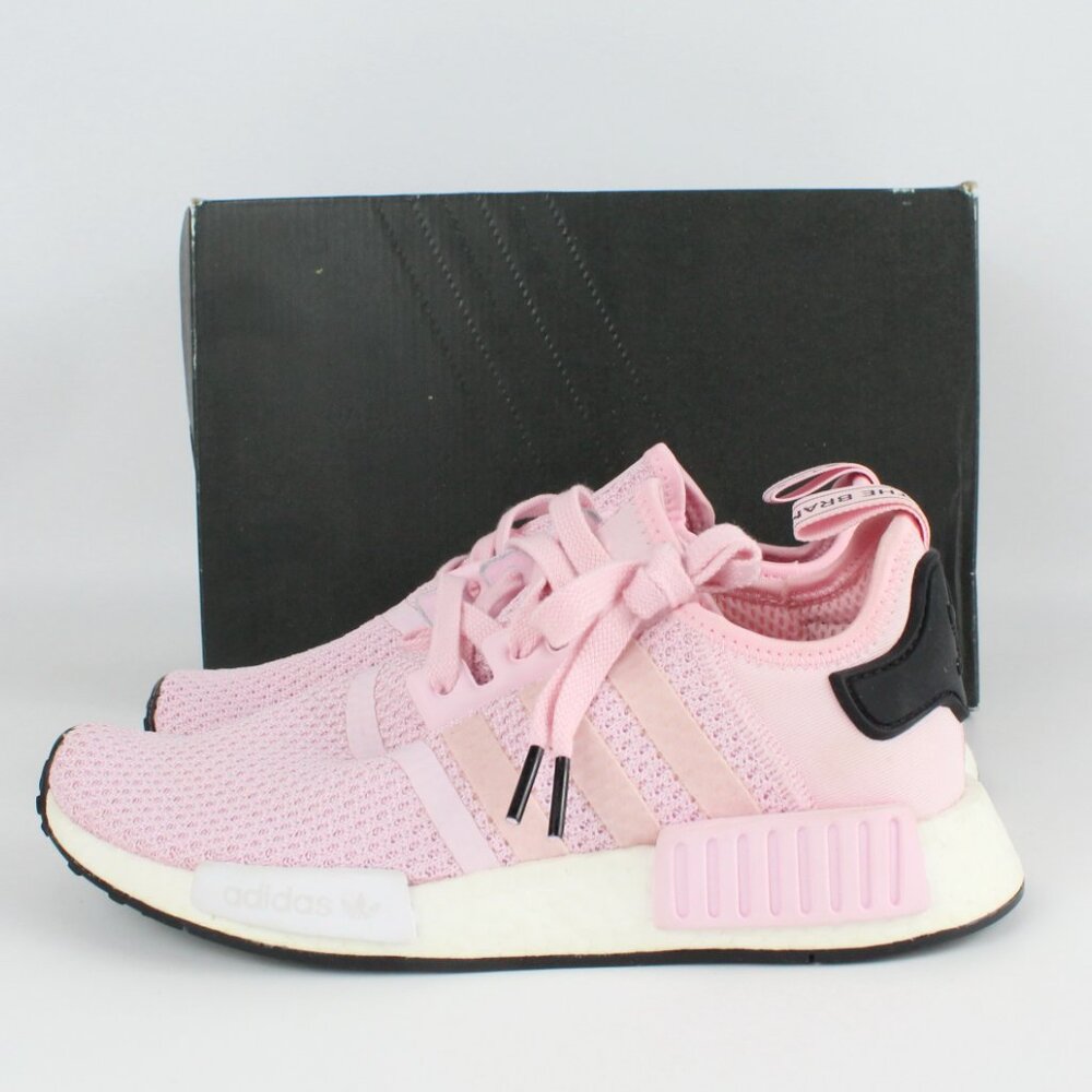 NEW Adidas NMD_R1 Women’s Athletic Sneaker – Pink Mesh Running Shoes Casual